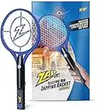 ZAP iT! Electric Fly Swatter Racket & Mosquito Zapper - High Duty 4,000 Volt Electric Bug Zapper Racket - Fly Killer USB Rechargeable Fly Zapper Indoor Safe