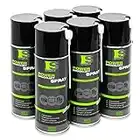 Spraytive Power 6 x 400ml Druckluftspray/Druckluftreiniger mit 100mm Sprühverlängerung | Druckluft aus der Dose (Air Duster) | für die Reinigung von Tastatur, PC/Computer, Kamera | Made in Germany!