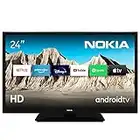 Nokia 24 Pouches (60cm) HD LED Tele Smart Android TV 12V (WLAN, Triple Tuner DVB-C/S2/T2, Android 9.0 inkl. Google Assistant, YouTube, Netflix, DAZN, Prime Video, Disney+) - HNE24GV210 - 2022