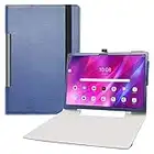 LIFANG Cover Lenovo Yoga Tab 13,Slim Ultra Pelle Sottile e Leggera Cover Case Custodia per 13" Lenovo Yoga Tab 13 (YT-K606F) Tablet(Not Fit Other Models),Blu