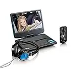 Lenco DVP-910 Lecteur DVD portable Convertible Noir, Bleu 22,9 cm (9") - Lecteurs DVD/Blu-Ray portables (Lecteur DVD portable, Convertible, Noir, Bleu, CD,DVD, 22,9 cm (9"), TFT)