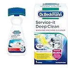 Dr. Beckmann Carpet Stain Remover | Removes new and dried-in stains | includes applicator brush (650 ml) & Dr.Beckmann Service-it Deep Clean Washing Machine Cleaner, 1 Treatment