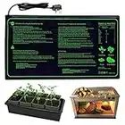 RINBO Heizmatte Wärmematte, Heizmatte Pflanzen, für Sämling Germination-Wasserkultur Terrarium-Reptil-Heimbrauerei-Kombucha-Sicherheit Aquarium, Sicher und Haltbar 100% Wasserdicht