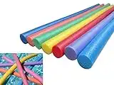 ADEPTNA Pack of 2 Solid Foam Swimming Pool Noodle Float Aid Woggle Logs Noodles - Good Strength And Flexibility