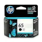 Original HP 65 Black Ink Cartridge | Works with HP AMP 100 Series, HP DeskJet 2600, 3700 Series, HP ENVY 5000 Series | Eligible for Instant Ink | N9K02AN