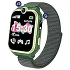 Reloj Inteligente Niño,Smartwatch Niños con 1.69" Pantalla táctil, Reloj Teléfono con 18 Juego, Llamada, podómetro, Cámara, Música, Linterna, Despertador, Relojes para Niños y Niñas 4-12 Años