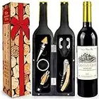 RERXN Ensembles d'accessoires pour vin en Forme de Bouteille de vin Ensemble d'ouvre vin Comprend Tire-Bouchon à vin Bouchon à vin verseur pour Le vin (Bottle 07)