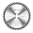 S&R Lame de Scie Circulaire Bois 160 x 20mm (+ réducteur 16mm) x2,2mm, 48 dents. Travail du bois, Qualité professionnelle