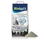 Biokat's Diamond Care MultiCat Fresh mit Duft - Feine Katzenstreu mit Aktivkohle speziell für Mehrkatzen-Haushalte - 1 Sack (1 x 8 L)