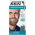 Just For Men - Tinte de barba y bigote para hombre, color bronceado (M25), 1/ paquete