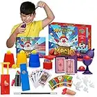 Learn & Climb Magic kit Set for Kids - 50+ Magic Tricks. Clear Instruction Manual & DVD