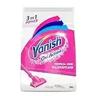 Vanish Oxi Action Polster- und Teppichreiniger Pulver – 1 x 820 g - Großflächen Reinigungsmittel für Teppiche und Polster gegen Schmutz, schlechten Geruch und Staub