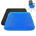 Cojines para sillas,Cojin ortopedico,cojin antiescaras para Silla de Ruedas,Tusscle Cojines coxis para Silla de Oficina, Sillas Gaming,Rueda,Coche,Funda Lavable(Azul)