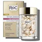 RoC Retinol Correxion Anti-Aging Wrinkle Night Serum, Daily Line Smoothing Skin Care Treatment for Fine Lines, Dark Spots, Post-Acne Scars, 30 Individual Capsules, Unscented, 0.35 Fl Oz