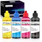 JETlifetech 4x100ml Tinta de Sublimación Epson Ecotank ET1810 ET2810 ET2850 ET2812 WF7710 WF7720 WF7210 ET2715 ET2550 ET2600 ET2650 ET4500,Transferencia de Prensa de Calor en Tazas Fundas Teléfonos.