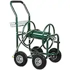 Garden Water Hose Reel Cart Tools Outdoor Yard Water Planting Truck Heavy DutyWater Planting