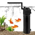 Victop Submersible Aquarium Internal Filter Fish Tank Filter with 9W UV Steriliser, 800 L/H Water Pump 5-in-1 Aquarium Filter Fit for 150-300L Fish Tank