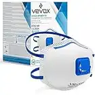 VEVOX® Mascarillas FFP2 - Caja de 5, 10 o 20 - con sellado comfort light- máscara facial ffp 2 con válvula - Mascarillas Homologadas - Certificado CE de máxima protección