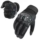 Neusky Gants Tactiques pour Homme - Écran Tactile - Gants de Cyclisme - Gants de VTT - Gants de Sport d'extérieur - Idéaux pour Airsoft, Militaire, Paintball, Chasse (Noir, M)