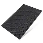 Facmogu Heavy Duty Bar Mat PVC Rubber Wet Dish Drying Spill Matting 18 x 12 Inch Non Slip Heat Resistant for KTV Bar Glass, Restaurant, Home Counters