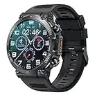 GaWear Montre Connectée Homme, 1,39Montre Intelligente Hommes avec Cardiofrequencemètre Smartwatch Etanche Montre Sport GPS Cardio Fitness Tracker Podometre Calories Chronometre Montre Tactile(Noir)