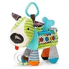 Skip Hop Bandana Buddies Baby Activity and Teething Toy with Multi-Sensory Rattle and Textures, Puppy