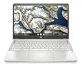 HP Chromebook 14-inch Laptop Computer, Intel Pentium Silver N6000 Processor, Intel UHD Graphics, 8 GB RAM, 128 GB eMMC Storage, Chrome (14a-na1020ca, 2021 Model)