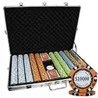 1000 Ct Monte Carlo Poker Club 14 gram Poker Chip Set Aluminum Case Custom Build