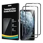 ESR 2 Unidades, Protector de Pantalla Compatible con iPhone 11 Pro y iPhone X y iPhone XS, Cristal Templado 3D Cobertura Total, Antiarañazos, Antihuellas, Sin Burbujas