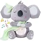 Peluche para Bebé, Koala Peluche Musical Bebe Máquina de Ruido Blanco con Sonidos Canciones Proyector Musica para Dormir, Regalo Juguetes para Bebé Niña Niño Recién Nacido Bebés de 0+ Meses