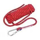 12mm Kletterseil Paracord Panchute Corad Lanyard mit Karabiner-Kletterseil zur Rettung von Wanderhängematten(10M)