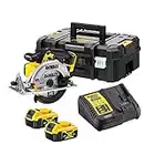 DeWalt DCS391M2-QW 18V - XR LI-ION - Sierra Circular XR 18V Li-Ion 4,0Ah - Ø165mm y 55mm prof. con maletín