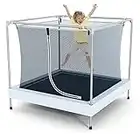 EL&IT·Wings Trampoline for Kids-6.5FT/4.5FT Indoor/Outdoor Toddler/Kids Trampoline with Net, Safety Small/Baby Trampoline with Enclosure-Birthday Gift for Children Age 1-8