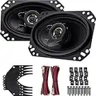 Install Link 4x6 Inch Car Speaker System, Two-Way
