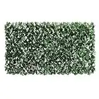 ColourTree Ivy Hedge Double Side Retractable Expandable Faux Artificial Ivy Trellis Fence Privacy Scree n Wall Screen - Commercial Grade 150 GSM - Heavy Duty - 3 Years Warranty (1 Pack)