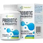 Probiotics for Women and Men 300 Billion CFU from 12 Strains Probiotics for Digestive Health Organic Prebiotics Blend Shelf Stable Probiotic Supplement for Gut Health Improve Immune, 60 Capsules