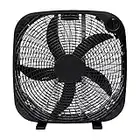 Amazon Basics 3 Speed Box Fan, 20-Inch, Black