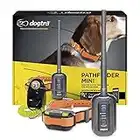 Dogtra Pathfinder Mini GPS Electronic Dog Training Collar for Small to Medium Dogs - 4-Mile range, 100 Levels Nick and Constant Stimulation, Tone, Waterproof, Expandable to 21 dogs, w/ PetsTEK Clicker