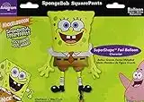 Anagram Spongebob Squarepants Supershape Foil Balloon, 28", Multicolored