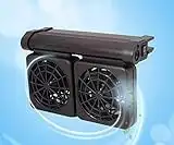 LONDAFISH Aquarium Chillers Fan Adjustable Aquarium Water Cooling Fan Fish Tank Cooling Fan Marine 2 Fan