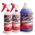 Quality Chemical Nu-Coil Professional Grade Concentrated/Air Conditioner Alkaline Condenser Coil Cleaner / 1 Gallon Combo