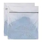 2 XX-Large Honeycomb Delicates Bags for Washing Machine, 24 x 24 Inches lingerie bags for Laundry, Travel Storage Organize Bag for Cotton Clothes,Sheet, Shoes