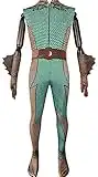 The Deep Bodysuit Costume The Deep Cosplay Adult Men Women Halloween Outfit Jumpsuit (X-Large, Green)