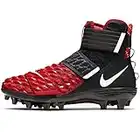 Nike Force Savage Elite 2 Td Mens Football Cleats, Black/White-university Red, 9