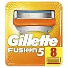 Gillette Fusion 5 Lames de Rasoir Homme, Pack de 8 Lames de Recharges [OFFICIEL]