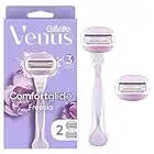 Gillette Venus ComfortGlide Freesia Women's Razor - 1 handle + 2 refills