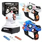 Laser Tag Set, 2 Laser Toy Gun with Projector & 3 Target Cartridges, Shooting Battle Game Toy for Kid Teens Adults Boys & Girls, Indoor Outdoor Family Group Activity, Gift for Kids Ages 8-12+ Year Old