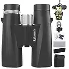 Kalawen Binocolo 10x42 Azoto Professionale Potente Compatto Impermeabile BAK4 Prisma a Tetto Rivistimento Correzione di Fase FMC Migliorato da Birdwatching Teatro Viaggio Adulti Bambini con Accessori