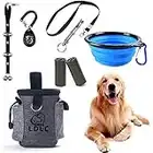 SSRIVER Puppy Training Kit 6-teilige einstellbare Welpentorbellells für Hunde Trainingstasche Pfeife zur Kontrolle Stop Barking Dog Bowl und Poop Bag Pet Trainer Hundetraining Set Clicker