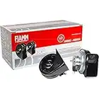 COPPIA TROMBE CLACKOS KIT FIAMM AM80S 12V AUTO MOTO CAMION+RELE+STAFFE 924642